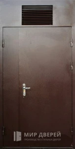 Железная дверь в электрощитовую №25 внешняя - фото